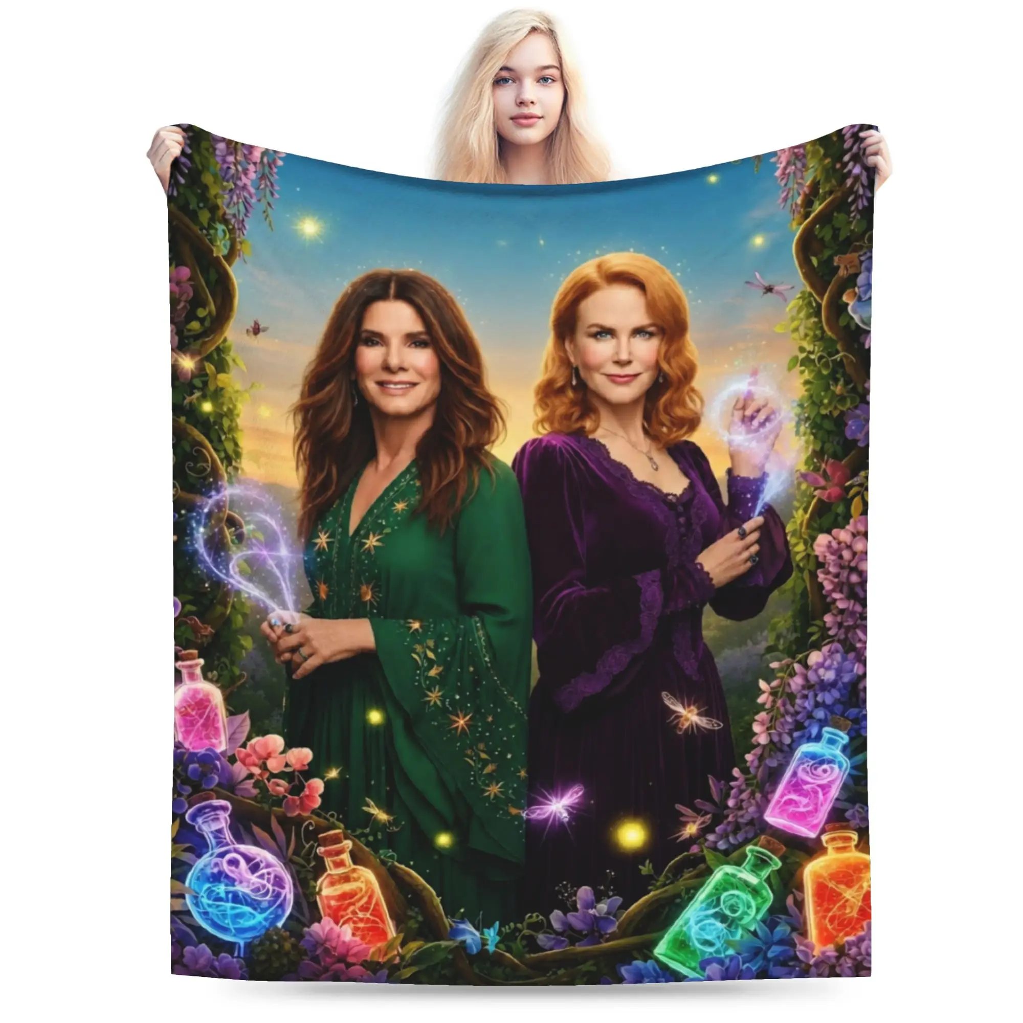 Practical Magic 2 Movie 2026 Merch Blanket Super Soft Warm Throw Blankets for Living Room 50x60 Inches Multi-size Bedding Throws