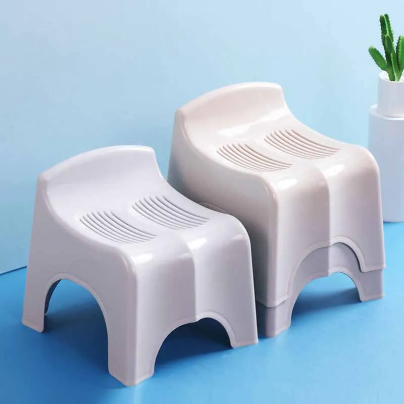 Minimalist Modern Bathroom Chair Anti Slip Quality Portable Toilet Shower Chair Ergonomic Small Taburete Ducha Furniture Home