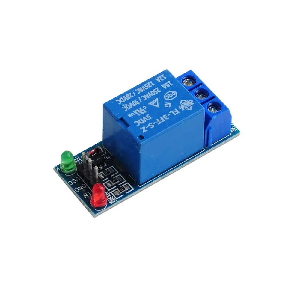 Módulo de Relé com Baixo Nível Gatilho, Expansão Board Shield, 1 Canal, 5V, DC, 220V AC, PIC, AVR, DSP, ARM, MCU para Arduino, Raspberry Pi