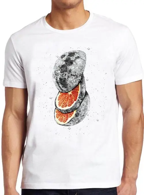 Lunar Fruit T Shirt Planet Sci Fi Science Fiction Space Cosmic Galaxy 16