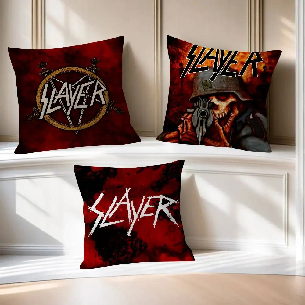 

Классическая наволочка с изображением группы Slayer, подарочная наволочка для подушки, декоративная наволочка для спальни, дома, дивана, стула, сиденья
