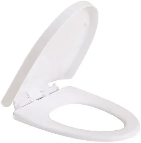 

Non Electric Automatic Slow Lift Elongated White Toilet Seat