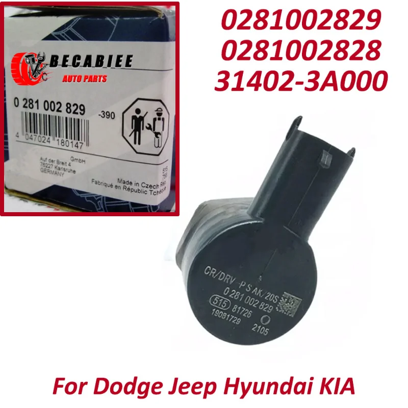 High Quality 0281002829 Fuel Pressure Regulator Sensor 0281002828 31402-3A000 For Dodge Jeep Hyundai Kia