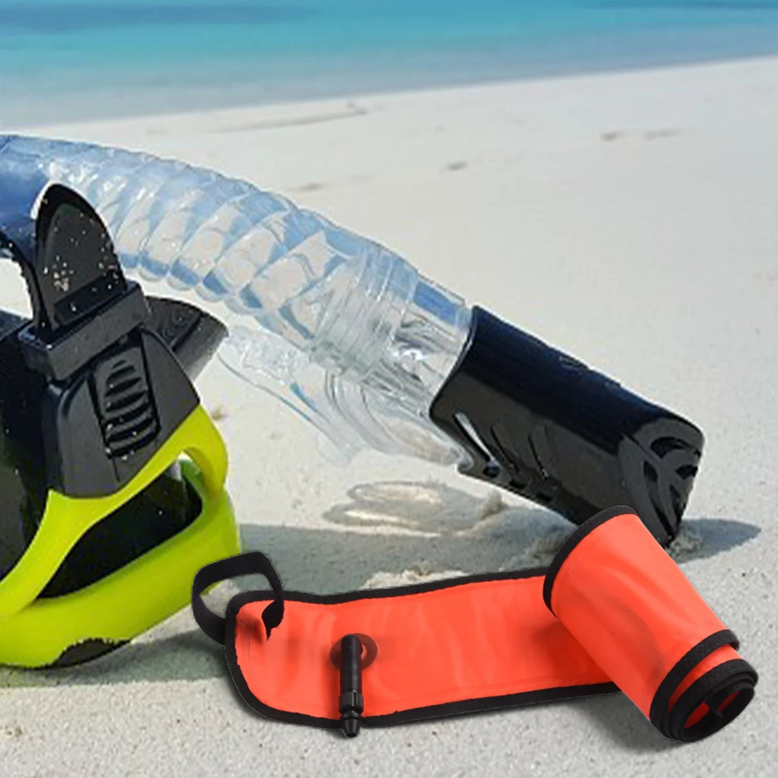 

Outdoor Diving Underwater Adventures 112x13cm 45*5inch Inflatable Marker Lightweight Design Overpressure Valve