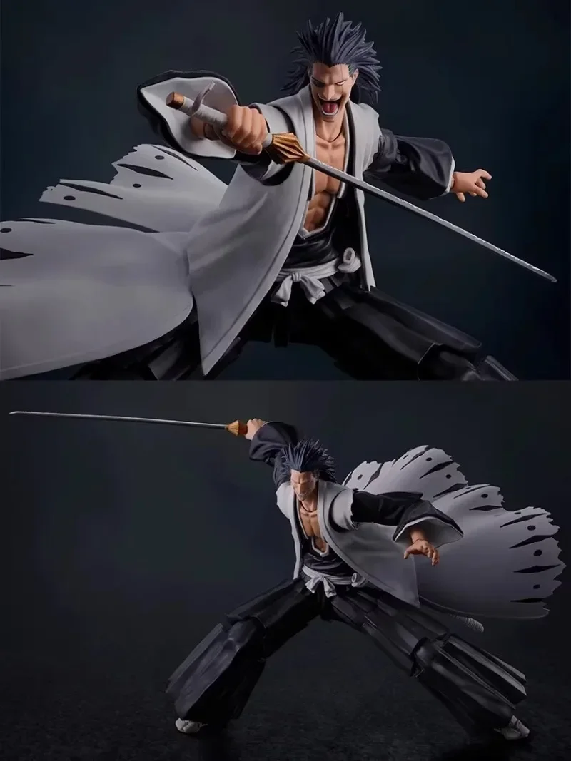 Bandai SHF Bleach พันปีสงครามเลือด Chapter กัปตัน 11th Division Kenpachi Zaraki Action Figure