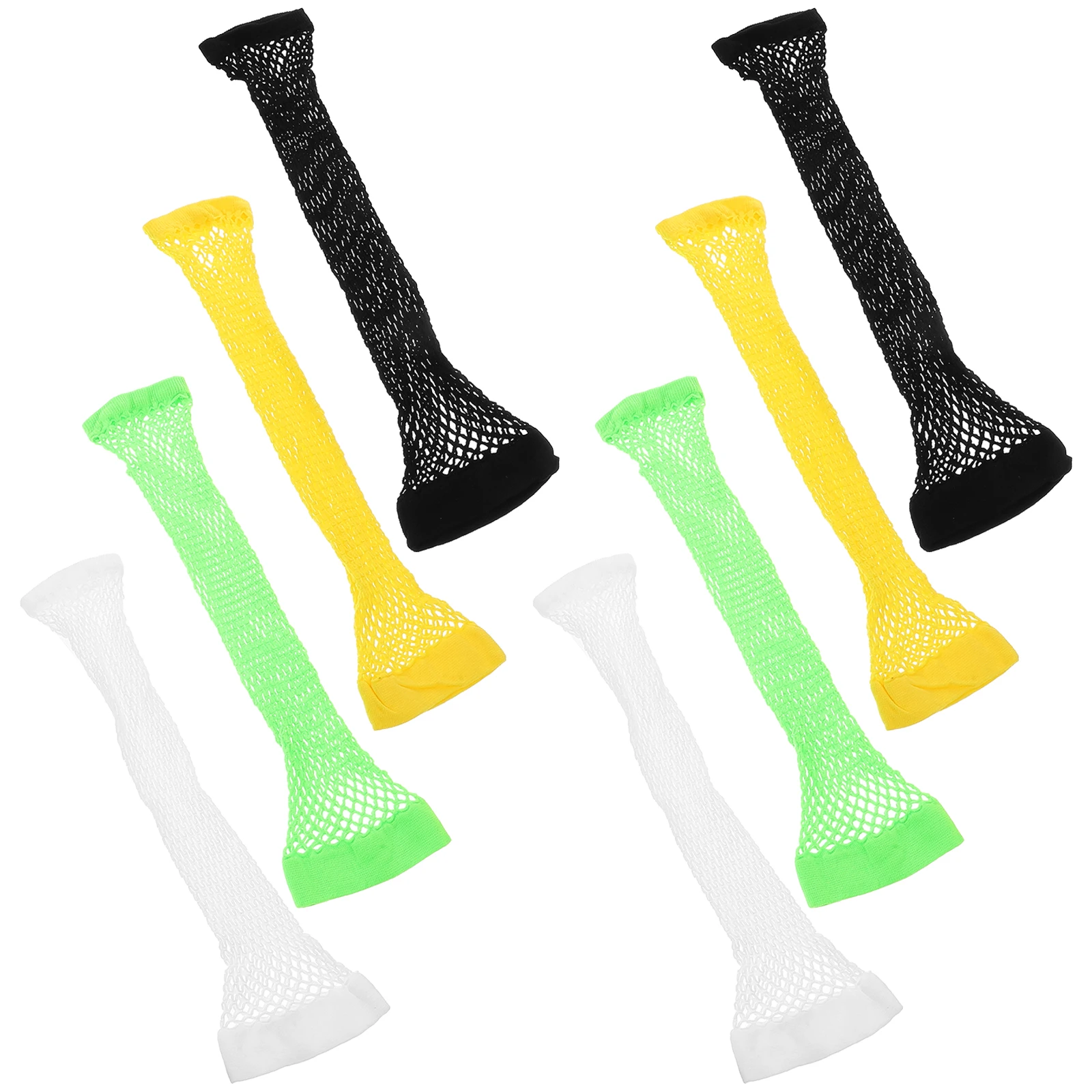 Nightclub Party Gloves Women Fingerless Fishnet Costume Hollow Mesh Steampunk Vintage Long Cosplay Net Elbow Gloves