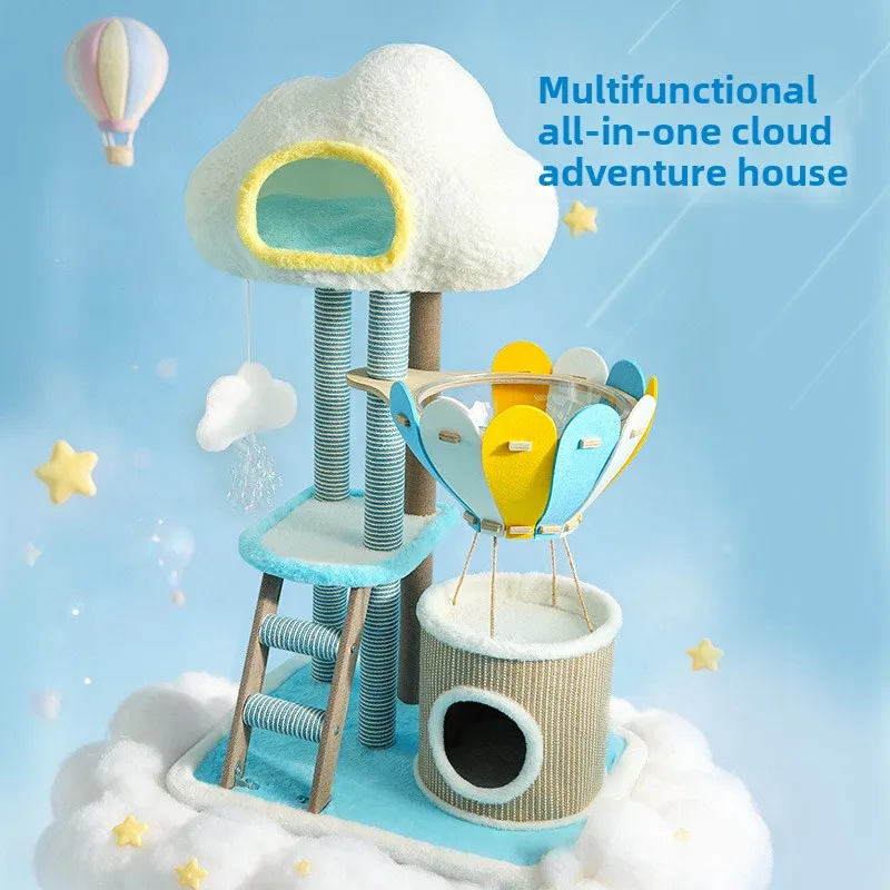 Sisal Cat Tree Bed Combo Multilevel Cat Scratching Post Small Cats Cat Accessories Cat Toys Cat Furniture Cat Tower Cat Tree