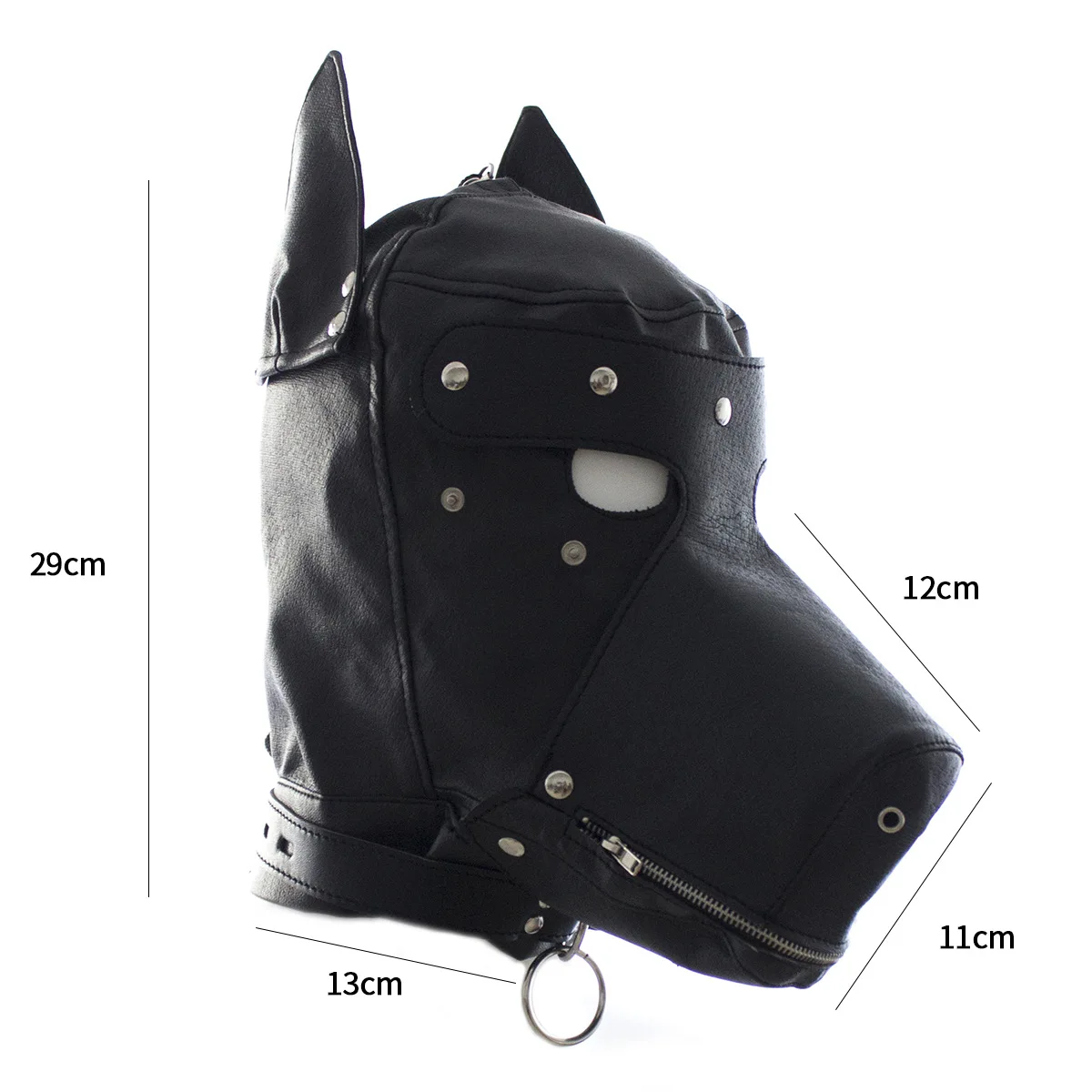 Máscara divertida Unisex, cubierta de cabeza de perro, máscara de baile de club nocturno, máscara de Cosplay de Anime, accesorios de disfraces de