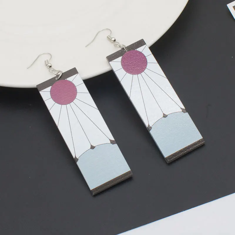 Anime Acryl Lange Tropfenohrringe für Frauen Cosplay Schmuck Accessoires Geschenk