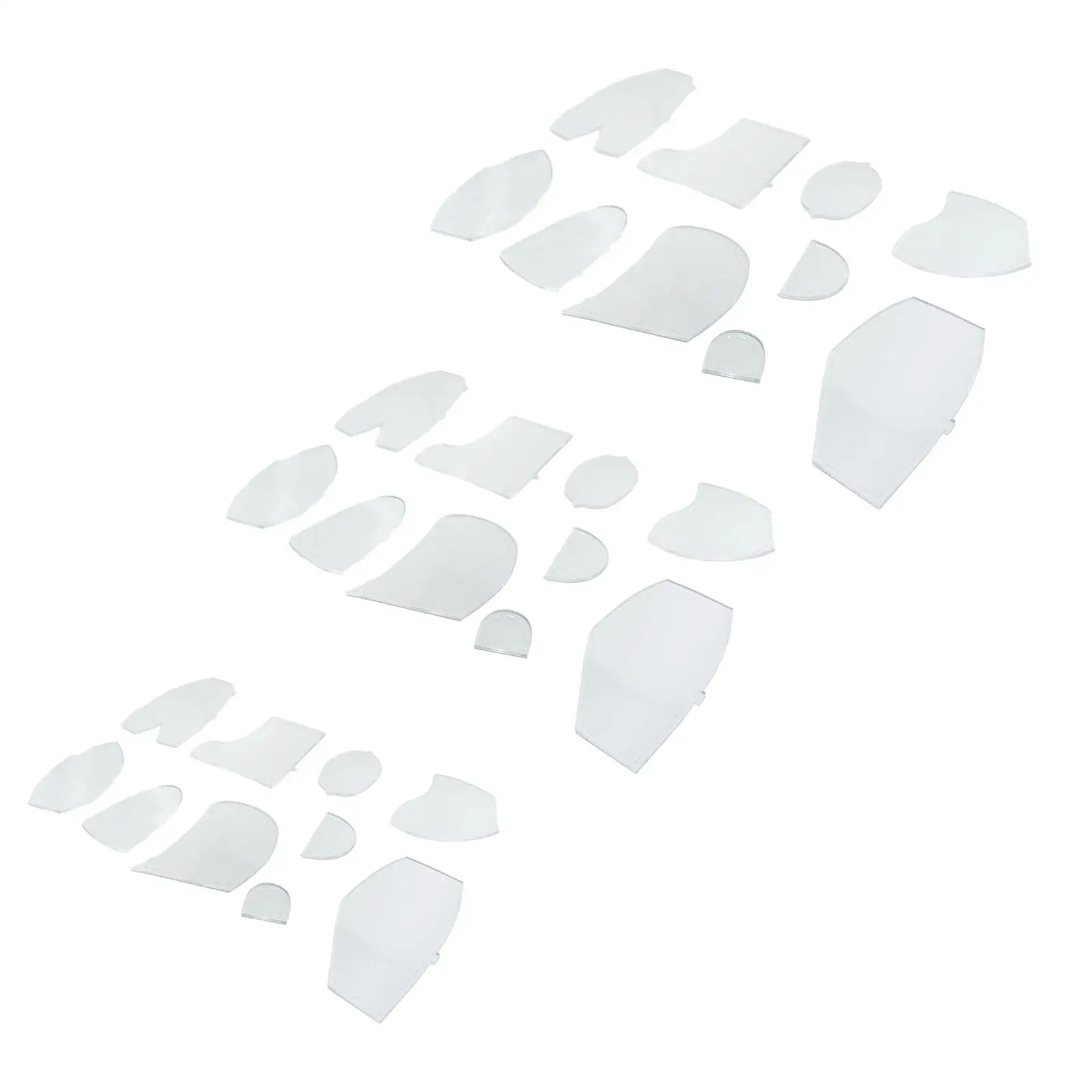 10Pcs Memory Bear Template Ruler Set Decorations Sewing Bear Sewing Template