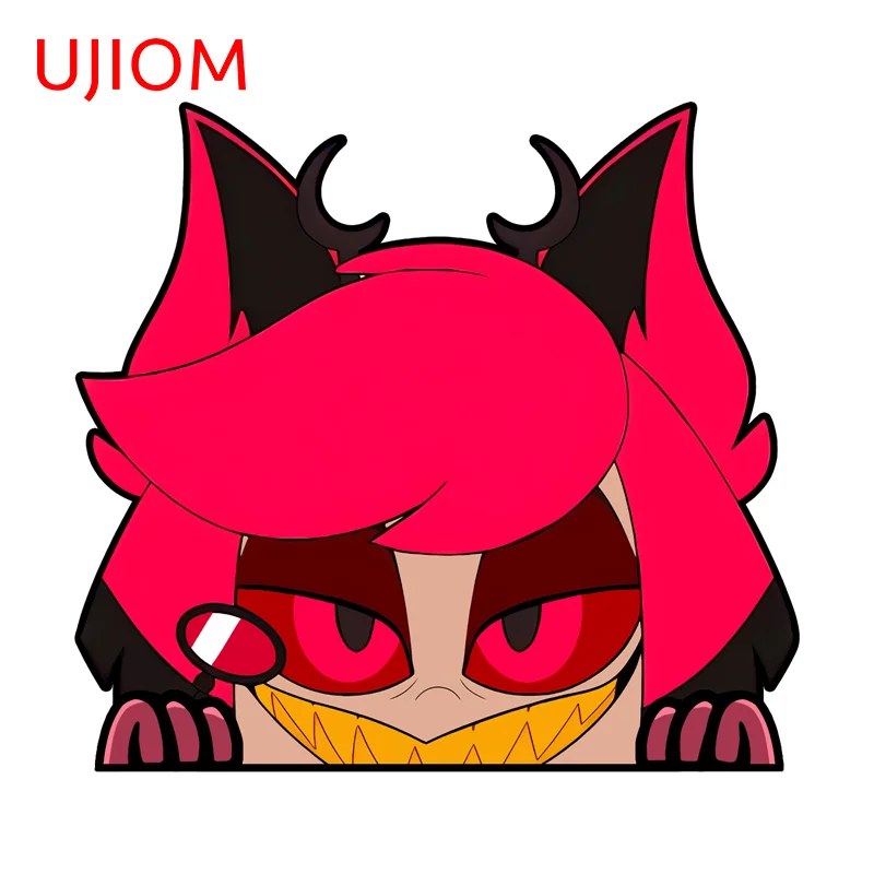 UJIOM Alastor Peeker Anime Figure Wall Sticker Exquisite Fashionable Attractive Adhesive Decal Adhesive Sofa Wall Windows Decor