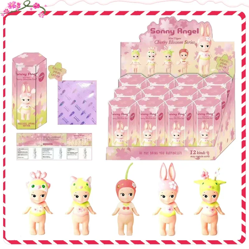 

Cherry Blossom Series 2025 New Angels Blind Box Toys Mystery Box Kawaii Lucky Cute Doll Decoration Collect Model Couple Gifts