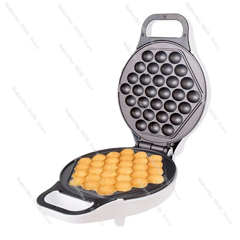 Home Egg Waffle Maker Electric Bubble Pancake Oven Non Stick Hot Plate Baker Machine Compact Kitchen Appliance Fast Heating