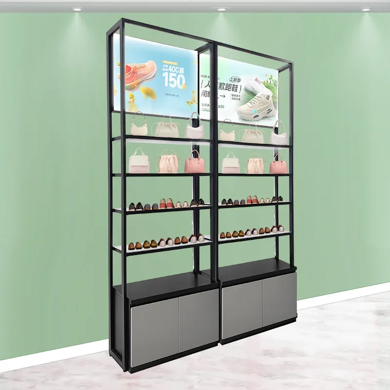 Cosmetics Shelf Skin Care Products Display Cabinet Maternal and Infant Store Container Bag Shoe Rack