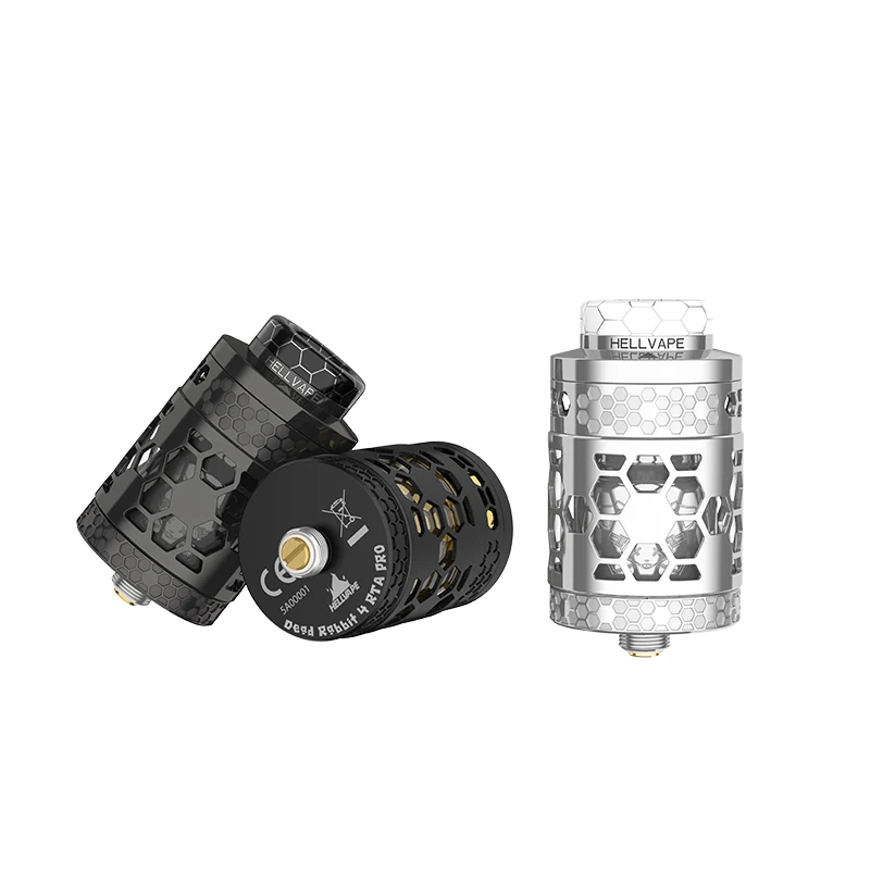 Nuevo Original Hellvape Dead Rabbit 4 RTA Pro atomizador de cigarrillo electrónico tanque de 26mm doble bobina 3,5 ml/5,5 ml capacidad Vs Dead Rabbit V3 RTA