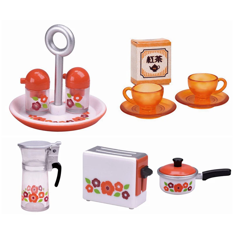 TARLIN Original Japan Gashapon Figure Anime Kawaii Showa Kitchen Supplies Kettle Pot Miniature Gacha Figurine Cute Capsule Toy