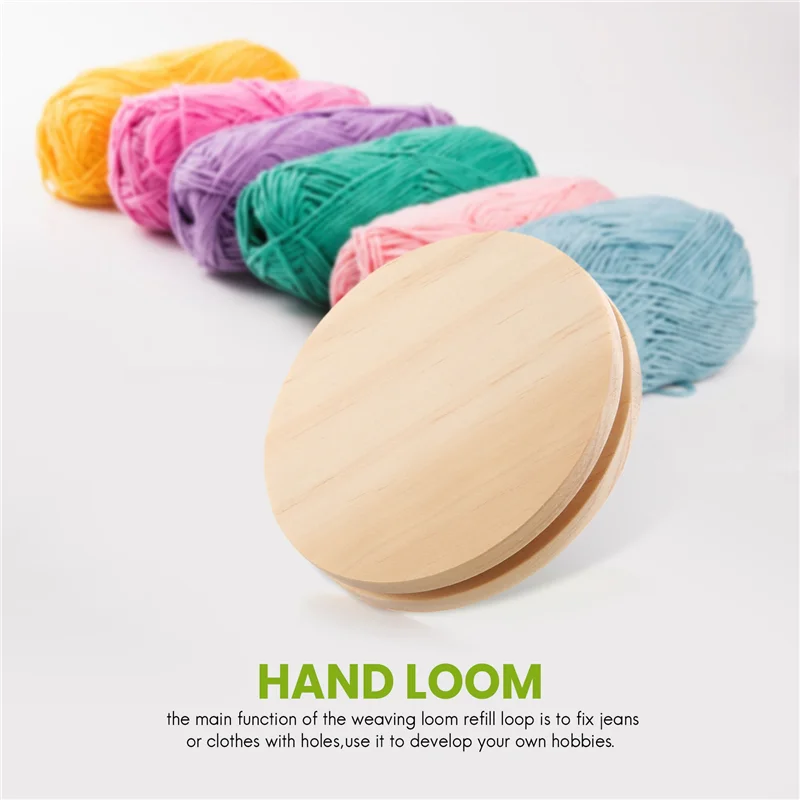 

【HOT】Small Loom,Speedweve Type Weave Tool,DIY Small Textile Machine Wooden Convenient Darning Machine Loom DIY Textile Tools
