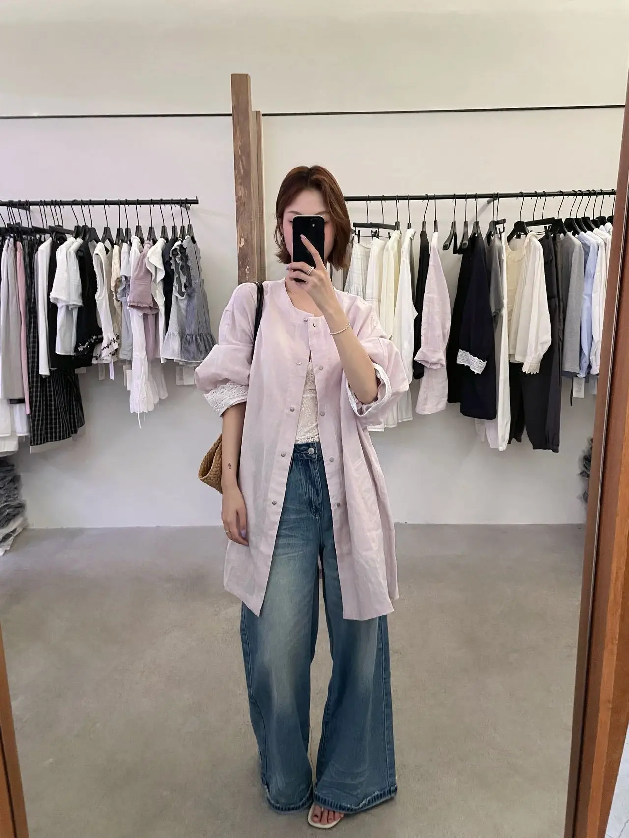 

Модная ветровка Lilian Fashion с длинными рукавами из шелка, защита от солнца, корейский стиль, стройнящая, омолаживающая, трендовая, для повседневной носки