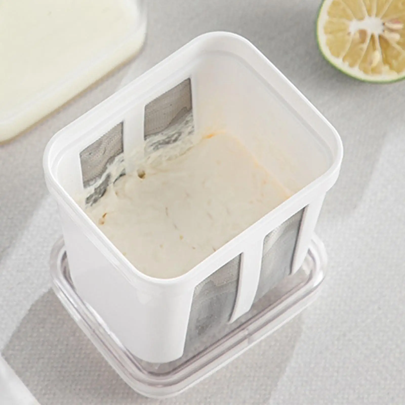 Greek Yogurt Strainer Mesh Household Kitchen Accessories Multipurpose Fine Mesh Strainer for Soy Milk Picnic Camping Home
