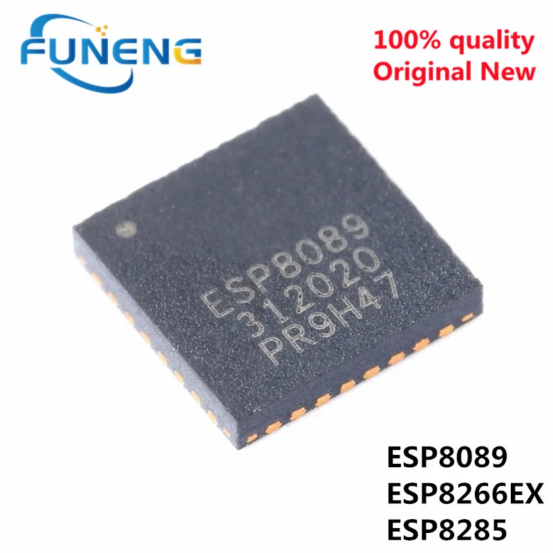 5pcs ESP8089 8089 ESP8266EX 8266 ESP8266 ESP8285 8285 SMD WIFI Wireless IC Chip QFN-32 QFN-48