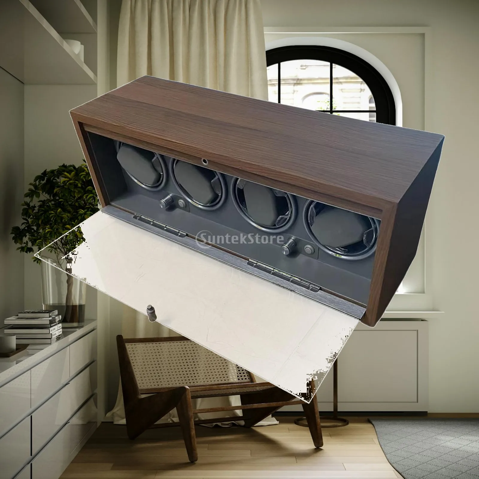 Watch Winder Box 5 Modes Motor Winding Watches Shaker for Mechanical Watches