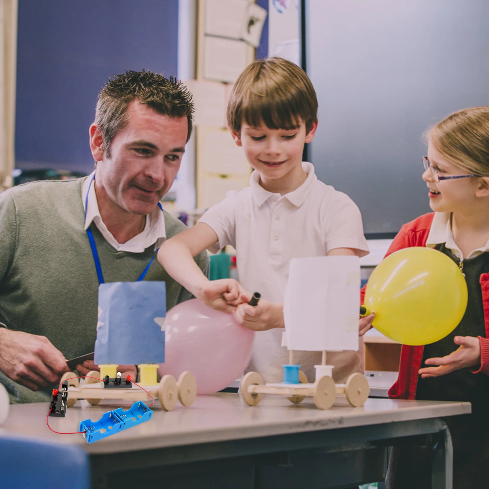 

1 Set Circuit Experiment Kit For Kids 4-6 8-12 Tiny Circuits Science Projects Electrical Educational Circuits For