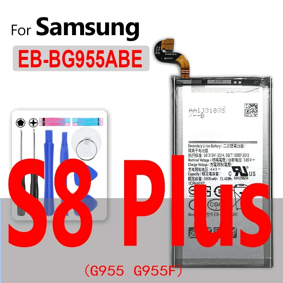 Battery for Samsung Galaxy Note 1 2 3 4 5 7 8 9 10 Plus/S2 S3 S4 S5 S6 S7 S8 S9 mini Edge Plus SM N910H i9300 i9305 G955F G950F