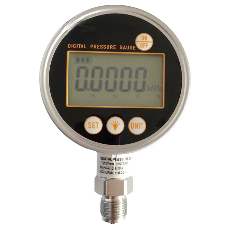 100MM 0.25% Digital Air Hydraulic Pressure Gauge For Fire Extinguisher