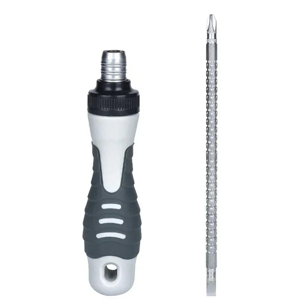 

Adjustable Telescopic Dual-Purpose Ratchet Screwdriver Slotted Cross Screwdriver Precision Screw Driver Bit Repair Hand Tools