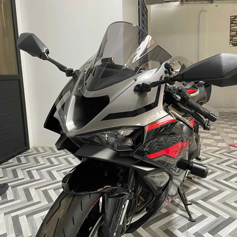 For Kawasaki ninja ZX-6R zx6r ZX6R ZX-6R 2024 2025 2026 Motorcycle Windscreen Windshield Wind Deflectors Double Shield Protector image 4