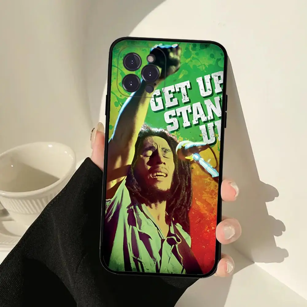 Bob Marley Singer Phone Case For IPhone 15 14 13 12 Mini 11 Pro XS Max X XR SE 6 7 8 Plus Soft Silicone Cover