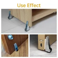 1-10PCS Furniture Silent Directional Roller Side Mounted Door Support Moving Wheel Multi-function Cabinet Pulley Gate Casters 5