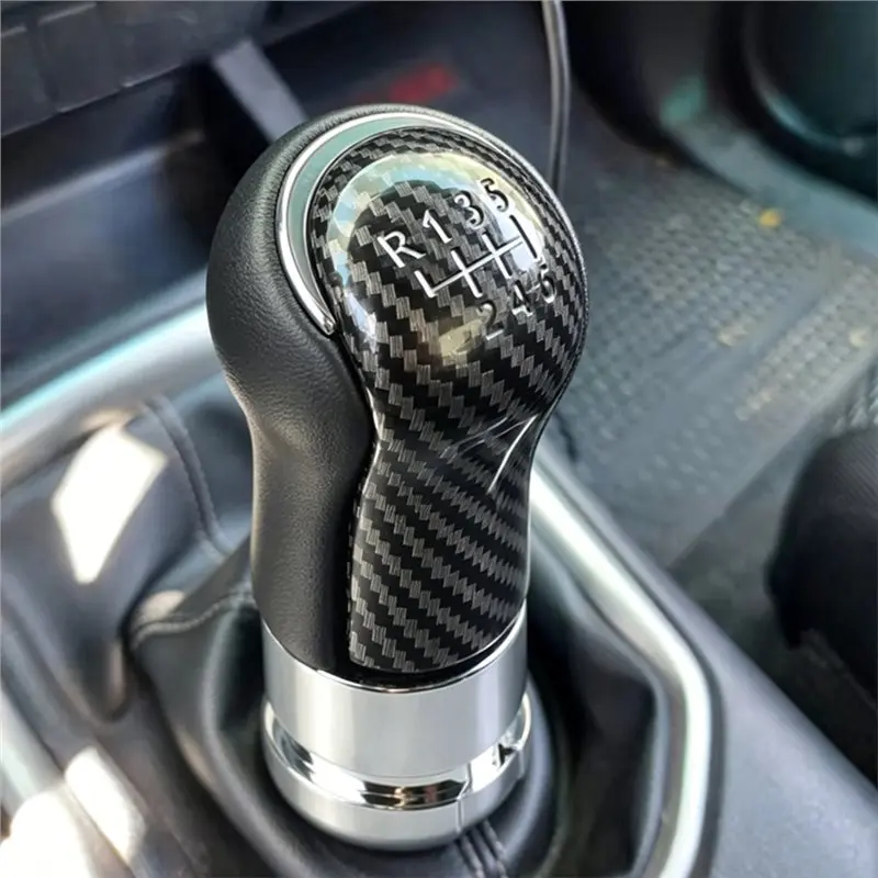 New-Accessories 6-Speed Gear Shift Knob Manual Lever Change For Toyota Hilux Revo 2015-2020