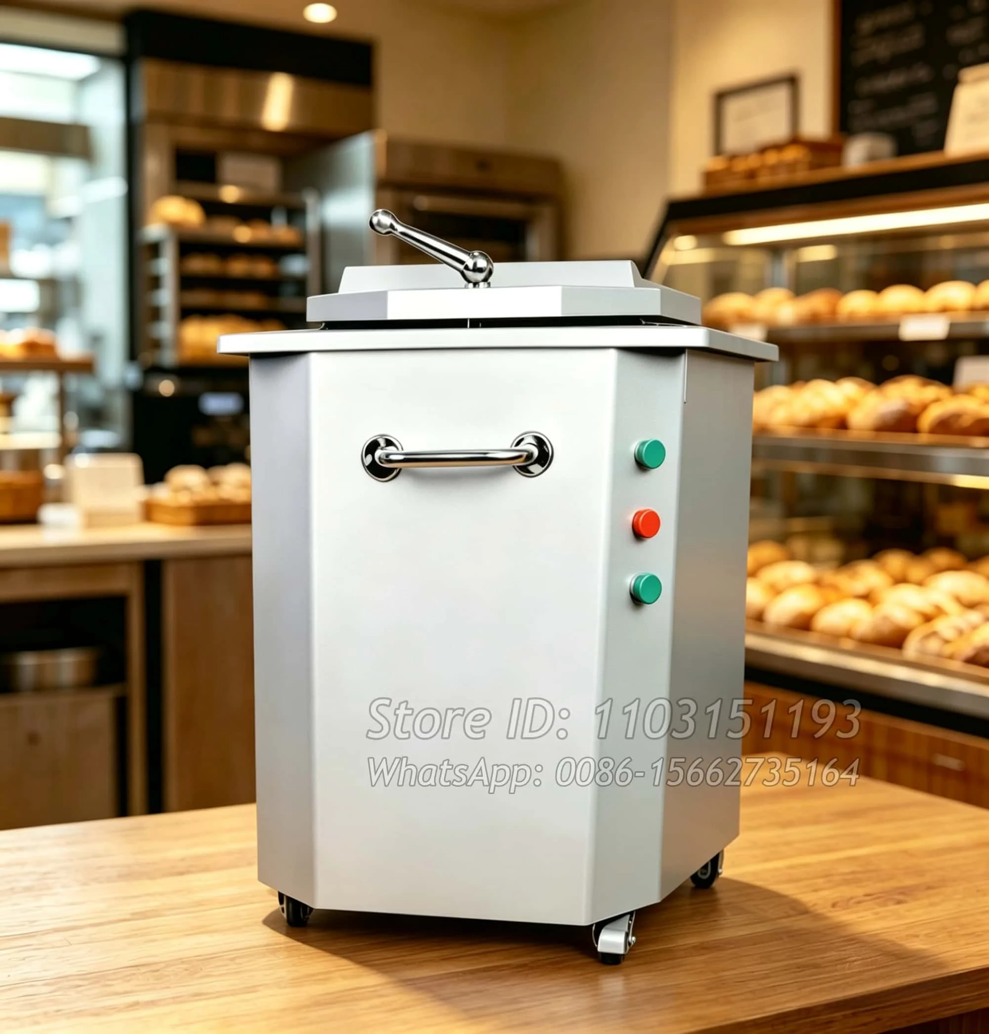 20pcs Hydraulic Dough Divider Machine Bakery Electric Dough Bread Dividing Machine Cutting Machine Loaf Bread Equipment