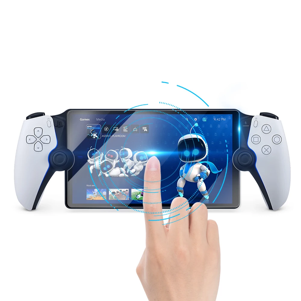 3 قطع من واقي الشاشة من الزجاج المقسى لملحقات بوابة Sony Playstation PS الواقية