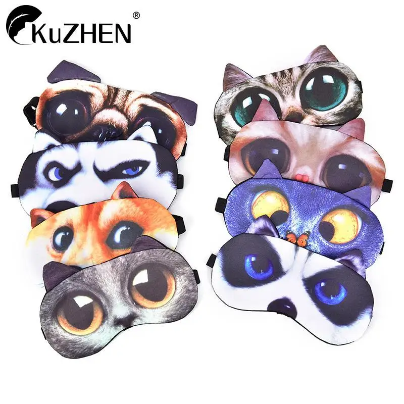 Eye Mask Eye Cover Natural Sleeping Eye Patch Cute Sleep Mask Women Men Eyepatch