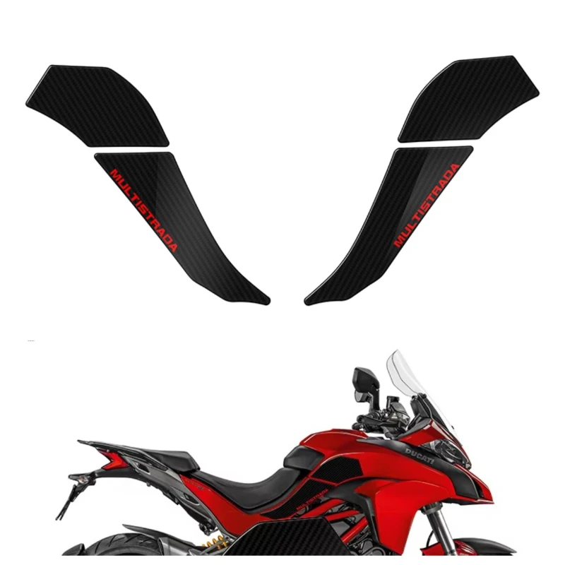 Motorcycle Fuel Tank Cap Side Protective Pad Scratch Sticker for DUCATI MULTISTRADA PIKES PEAK MTS 1260