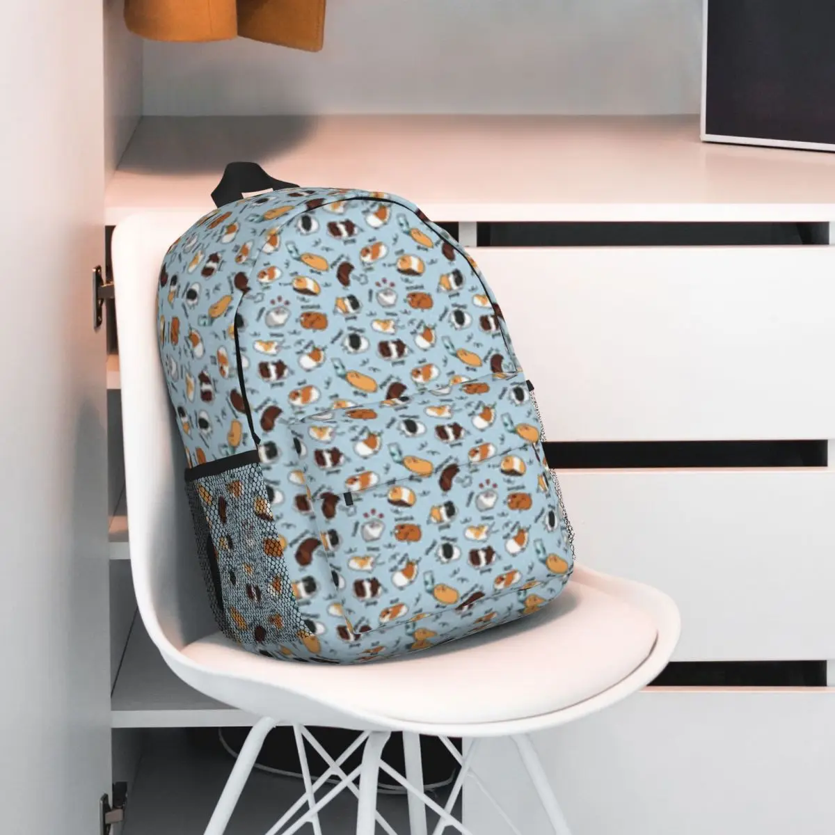 Sac à dos léger imprimé à la mode, sac d'école à motif, 15 pouces, nouveau