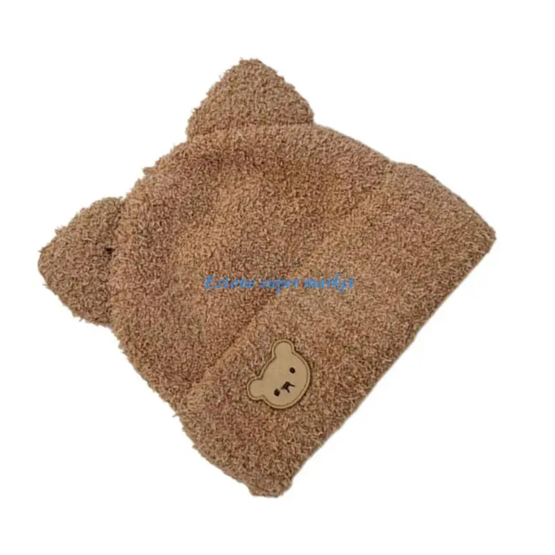 090B قبعة دافئة أنيقة للأطفال تسمح بمرور الهواء لحماية الأذن للأطفال الصغار، غطاء محرك السيارة مقاوم للرياح #4