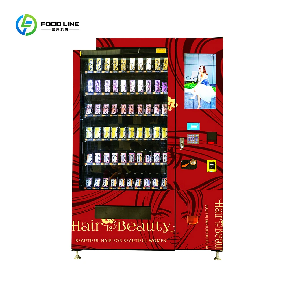 

Factory Direct Large Capacity Beauty Vending Machine Automated Retail System for Eyelashes Lipsticks Makeup Products