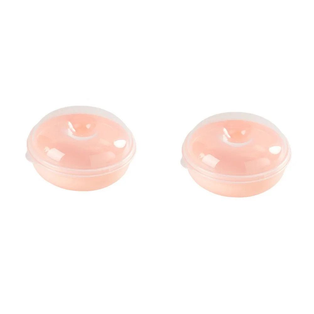 

2Pcs Practical Plastic Bread Storage Box Airtight Round Bagel Storage Box Reusable with Lid Doughnut Holder Countertop