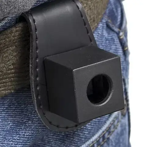 Magnetic Pool Cue Chalk Holder with Belt Clip Portable Snooker Billiard Cue Chalk Bag - Billiards Accessory