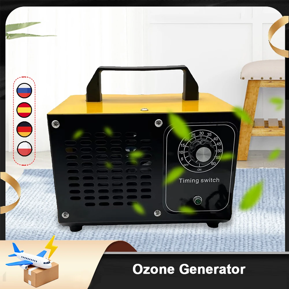 Purificateur d'air générateur d'ozone 220V 60000 mg/h purificateur d'air Ozono désinfection stérilisation ozoniseur purificateur nettoyage formaldéhy