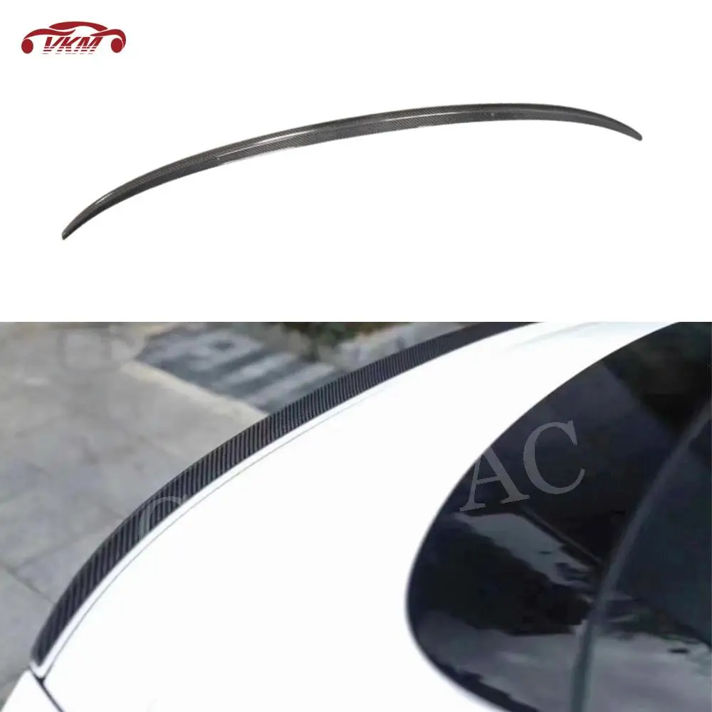 Car Rear Trunk Wing Spoiler Carbon Fiber for Bentley Continental GT W12 2018 2019 2020 2021 O style