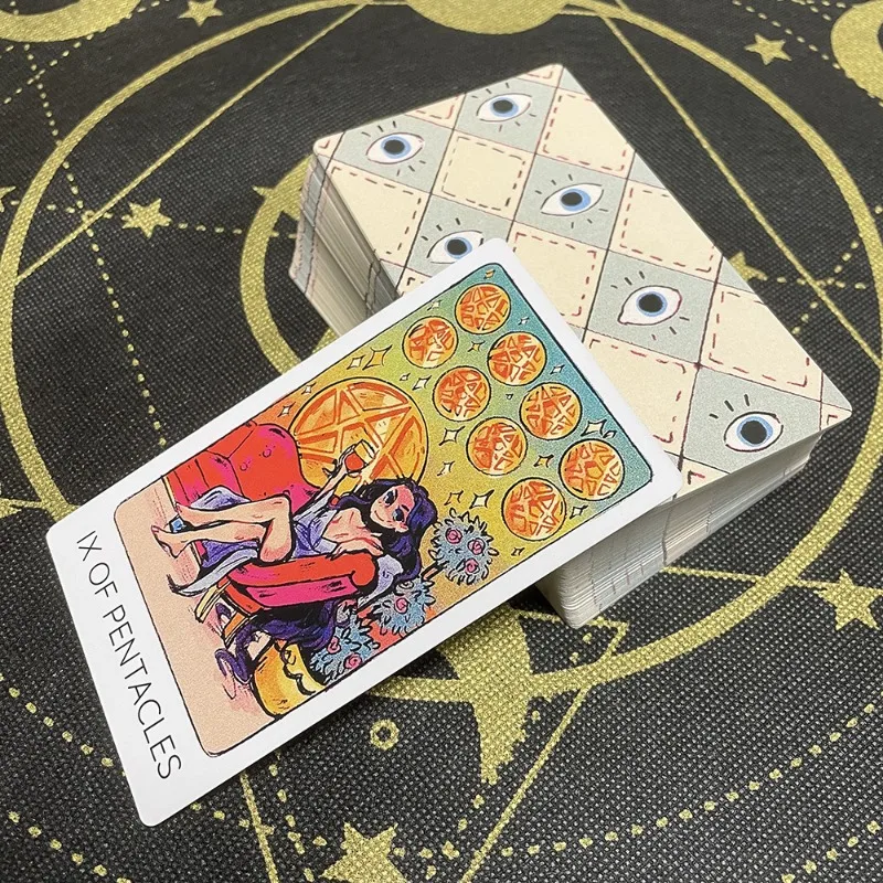 Third Eye Vit Classic Tarot English Version Cards with Guide Book Family Gathering Predict Future Fortune Board Game Tools