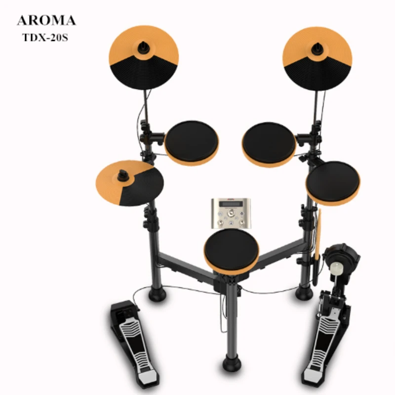 

2023 Hot Sale High Quality AROMA TDX-20S Electronic Drum Built-in 10 Different Metronome Tones