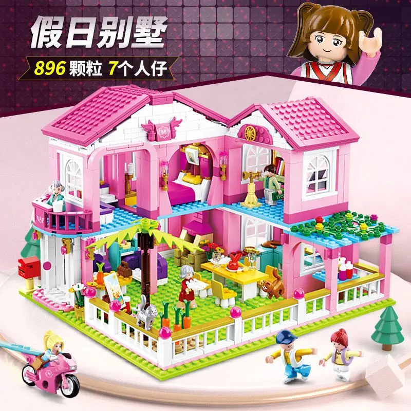 

Elsa Castle Building Blocks Girls Gift Frozen Themed Assembling Toy for Girls A Perfect Present for Little Princesses