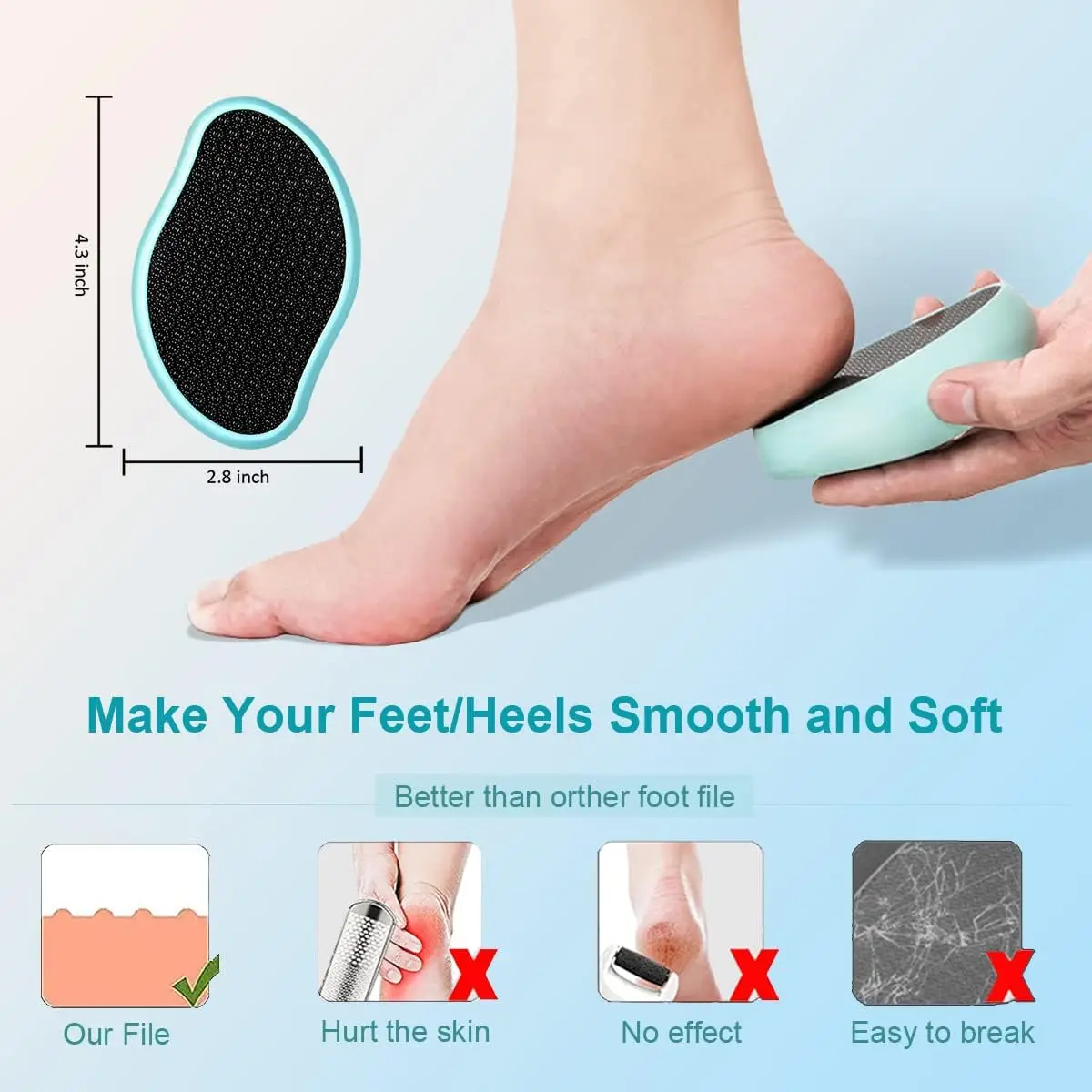 Callus Remover for Feet, Professional Foot Care for Dead Skins, Foot Calluses, Foot Corns and Foot Cuticles