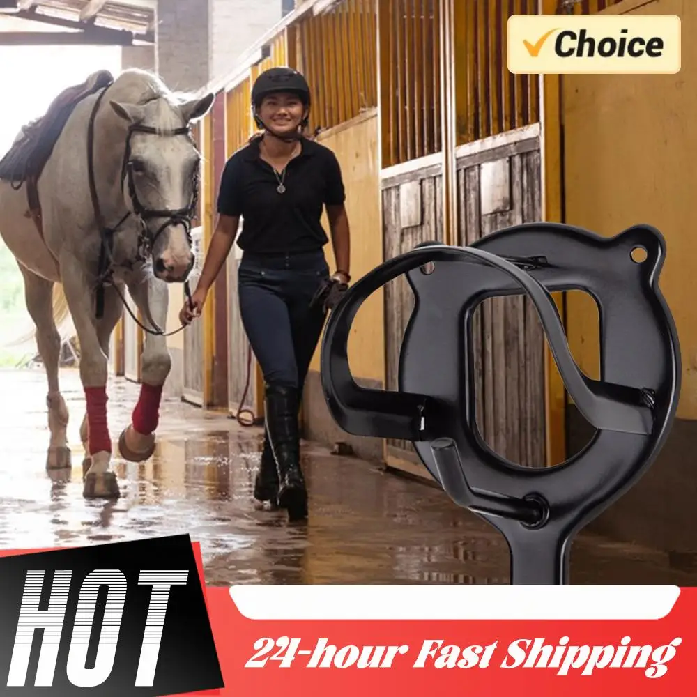 

Металлическая настенная подставка для конской упряжи, крючки для хранения конской амуниции, держатель для оголовья, для конюшни