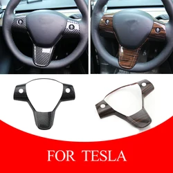 For Tesla Model 3 2016-2022 Model Y 2019-2022 Car Steering Wheel Buttons Panel Sticker Trim Cover Accessories